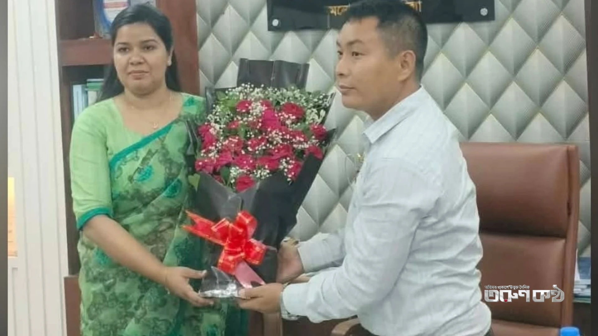 মনোহরগঞ্জে নবাগত ইউএনও'র যোগদান