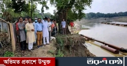 ফুলপুরে ভাঙ্গন কবলিত এলাকা পরির্দশনে জনগণের মুুখে হাসি