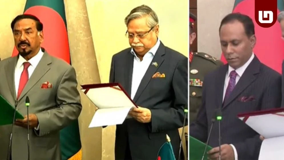 শপথ নিয়েছেন স্পিকার এবং ডেপুটি স্পিকার