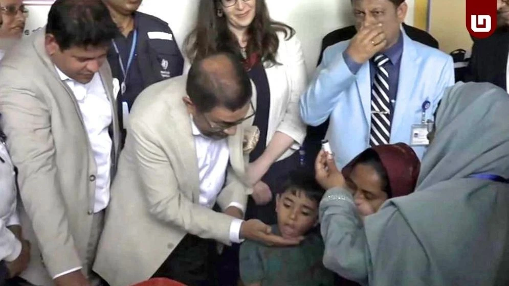 দেশব্যাপী হামের টিকাদান কর্মসূচির উদ্বোধন: লক্ষ্যমাত্রা ১ কোটি ৮০ লাখ শিশু