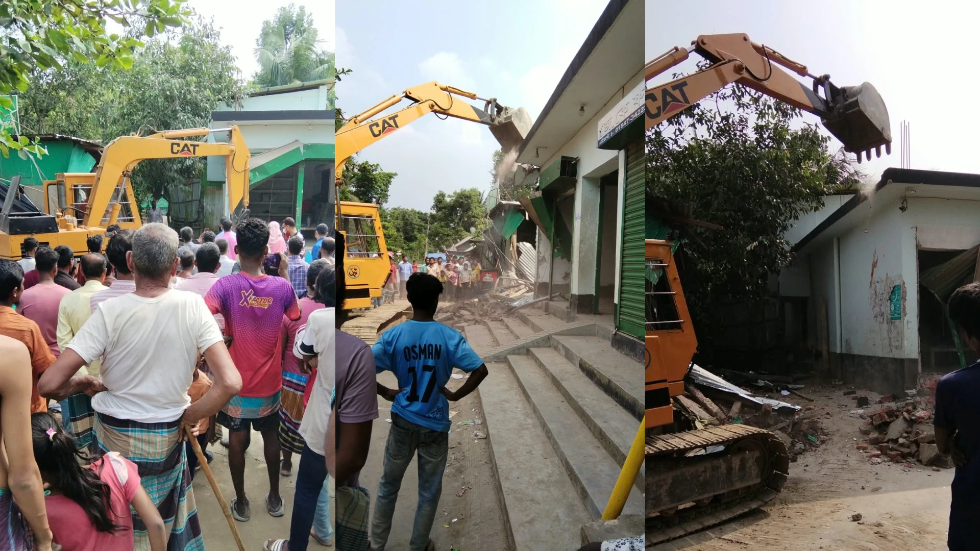 আদালতের স্থিতাবস্থা আদেশের মধ্যেই লাকসামে উচ্ছেদ অভিযান, ভাঙচুরের অভিযোগ