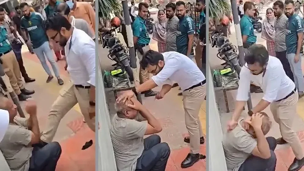 ধানমন্ডিতে মারধরের ঘটনায় যুবক খালিদ হাসান আটক, এএসআই প্রত্যাহার
