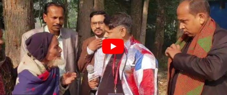 ১০০ বছরের বৃদ্ধ ১৯৭০ সাল থেকে নিয়মিত ভোট দিচ্ছেন